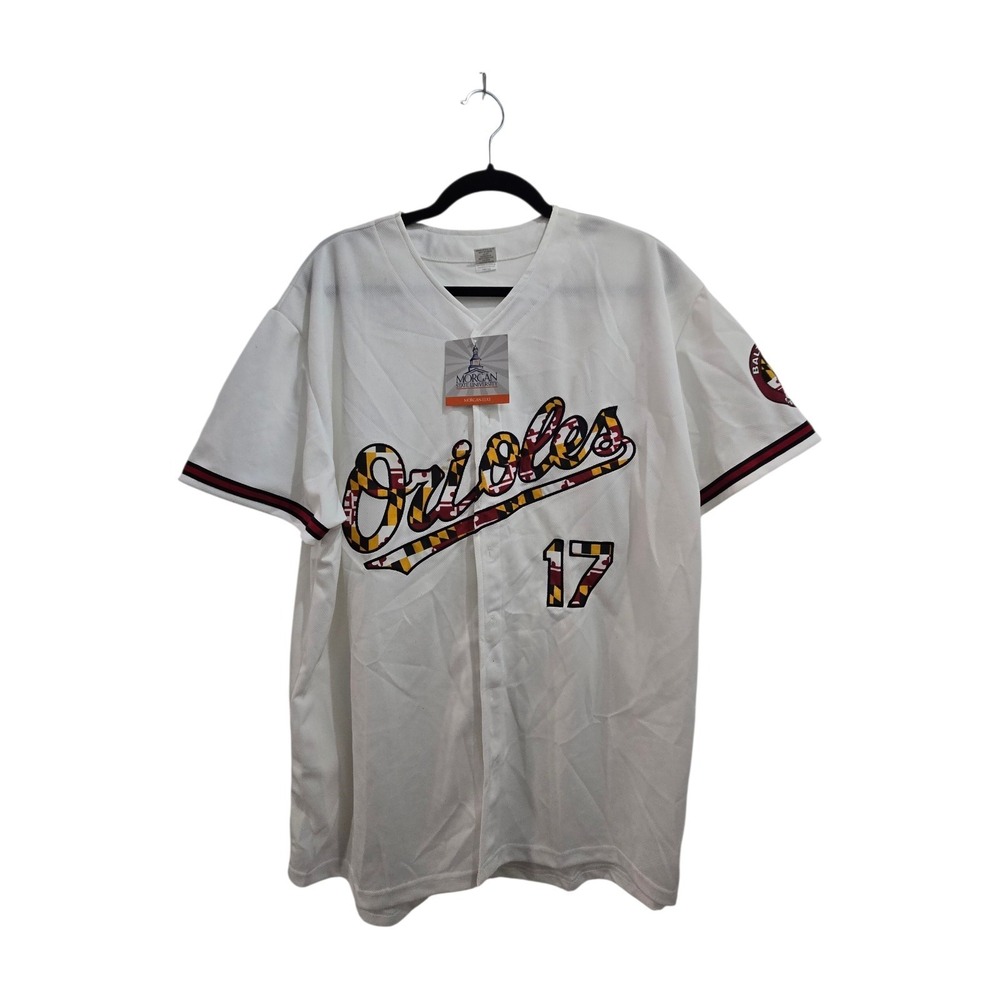 Baltimore Orioles x Maryland Flag Jersey‎ - Morgan State University NWT - XL